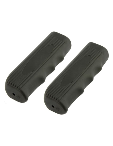 Custom Grips 7/8 long 116mm Kraton Rubber Black.